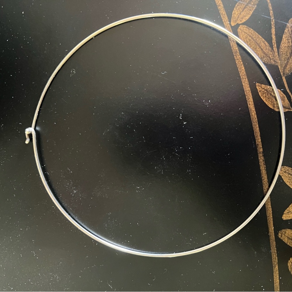 James Avery Sterling silver wire choker collar necklace *retired*